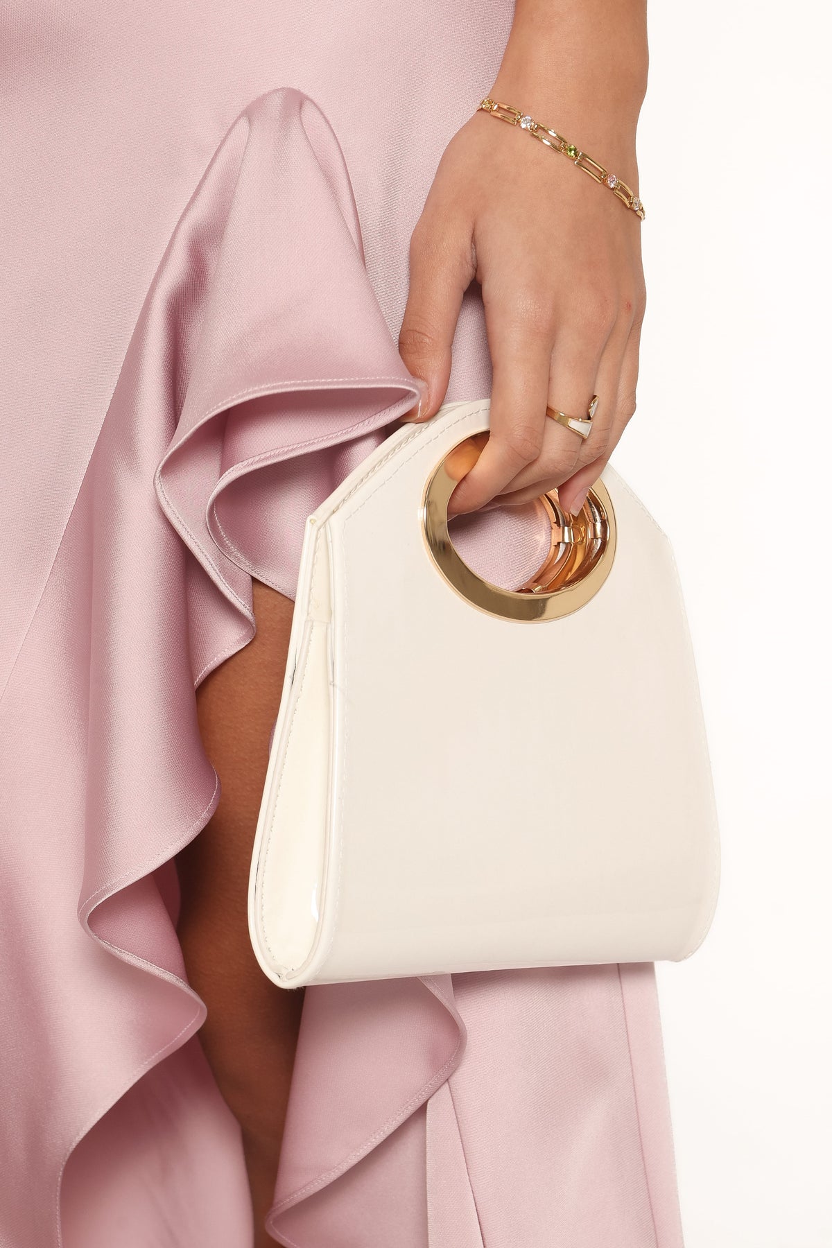 Narelle Clutch - White