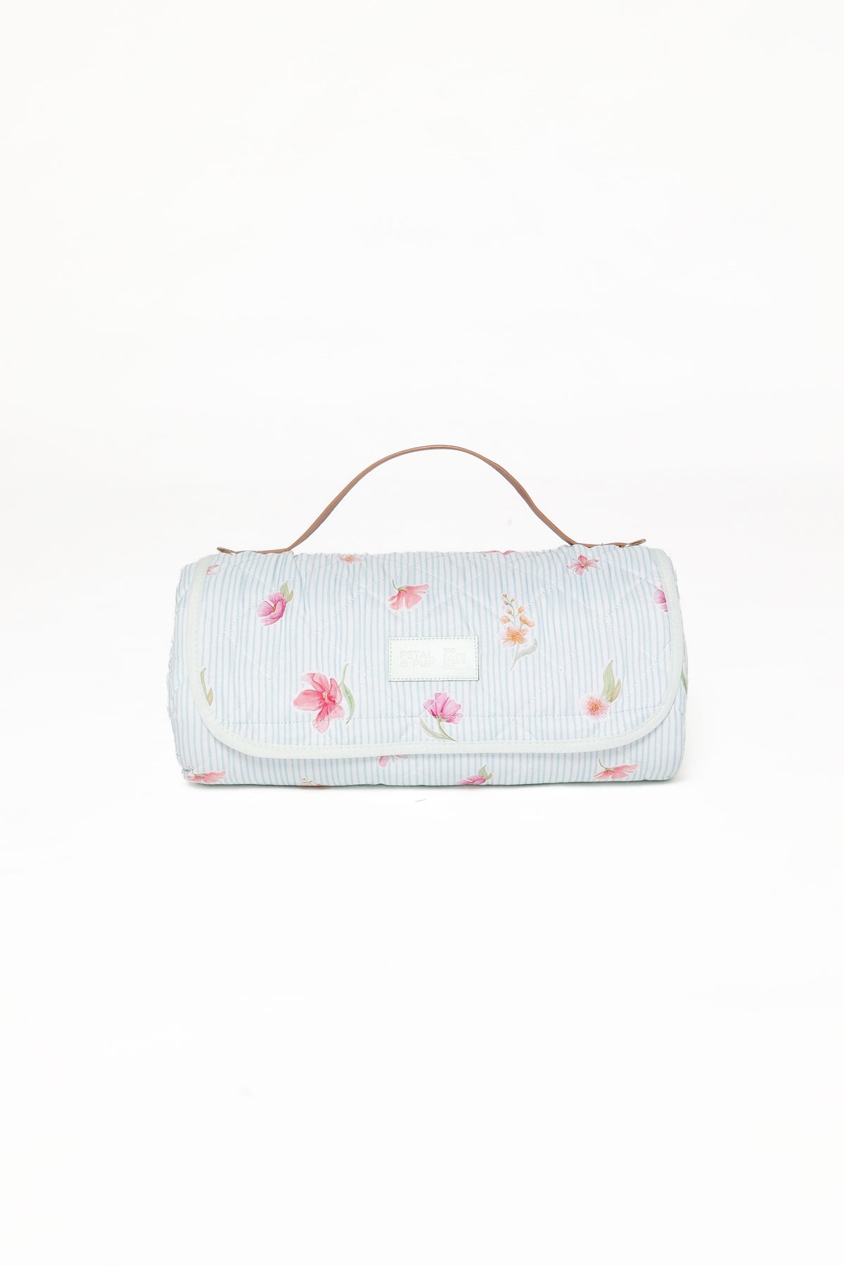 Picnic Rug - Blue Garden Stripe