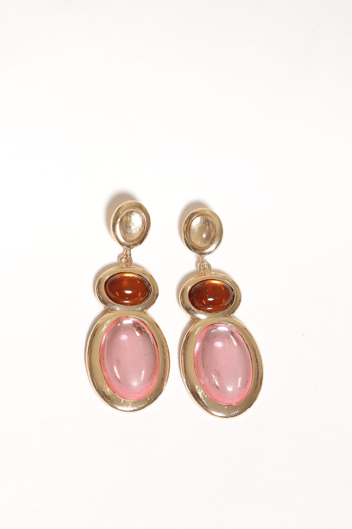 Rosabelle Drop Earrings - Pink Multi