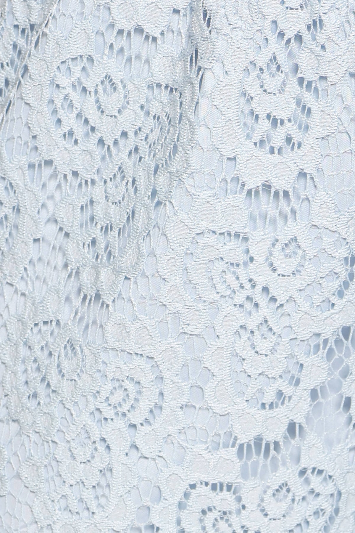 Tia Sheer Lace Pant - Light Blue