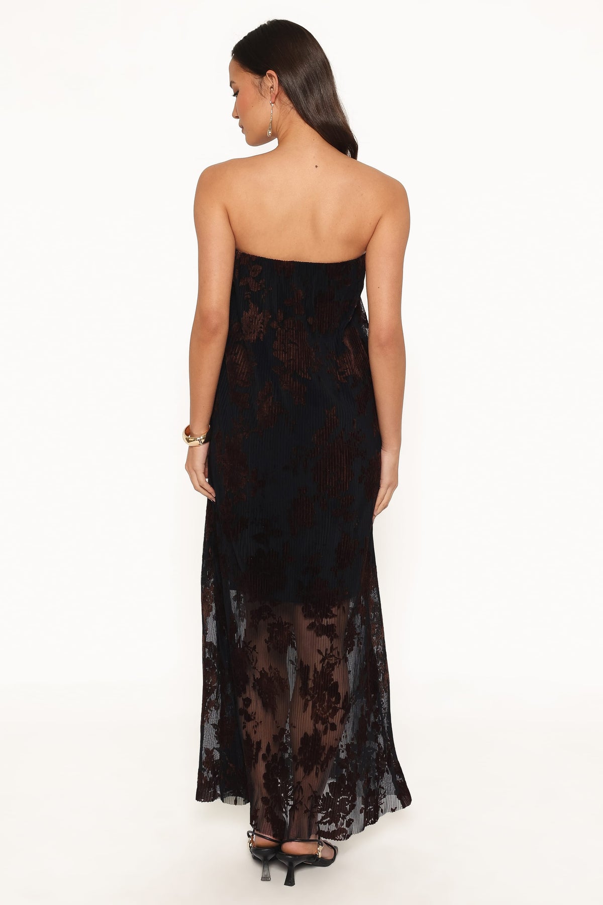 Alegra Maxi Dress - Black Floral