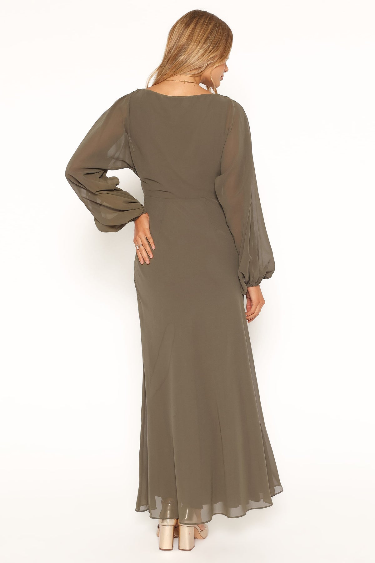 Arnica Maxi Dress - Olive Green