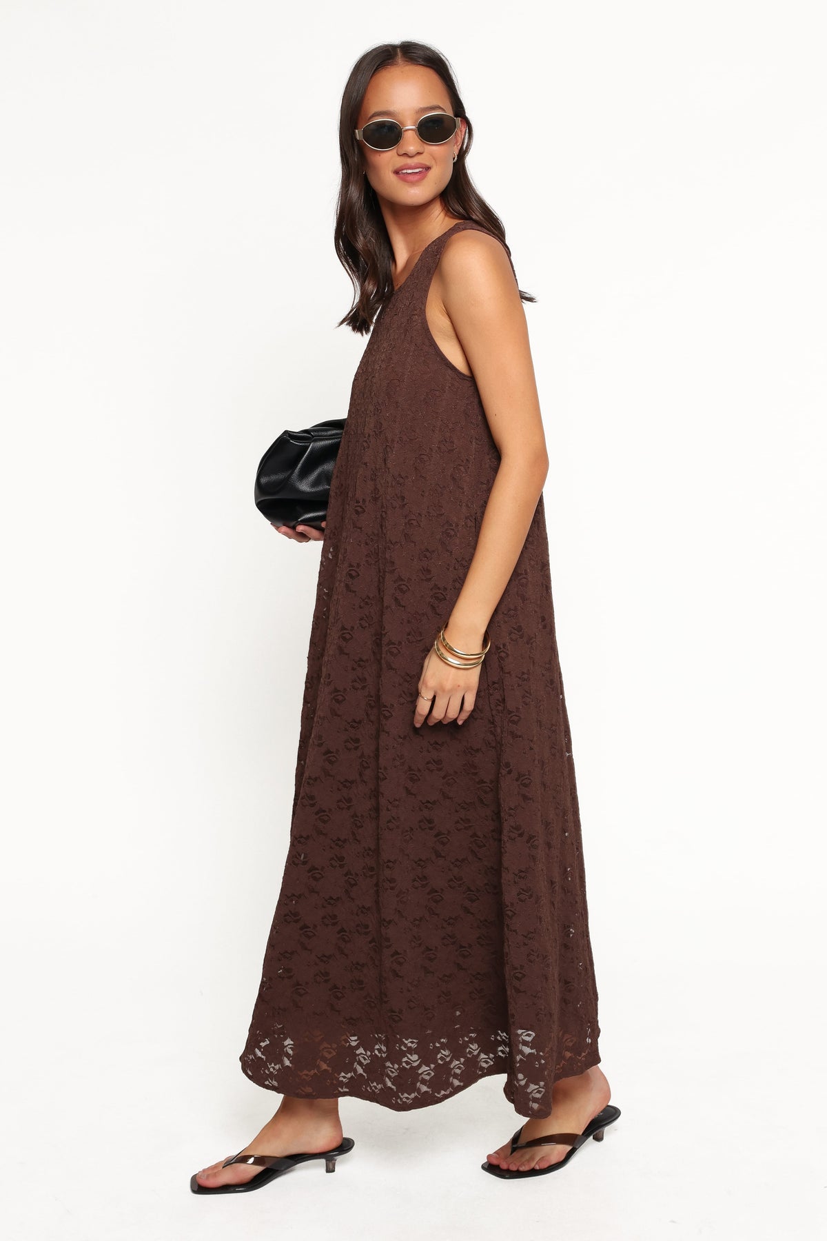 Jessy Maxi Dress - Brown