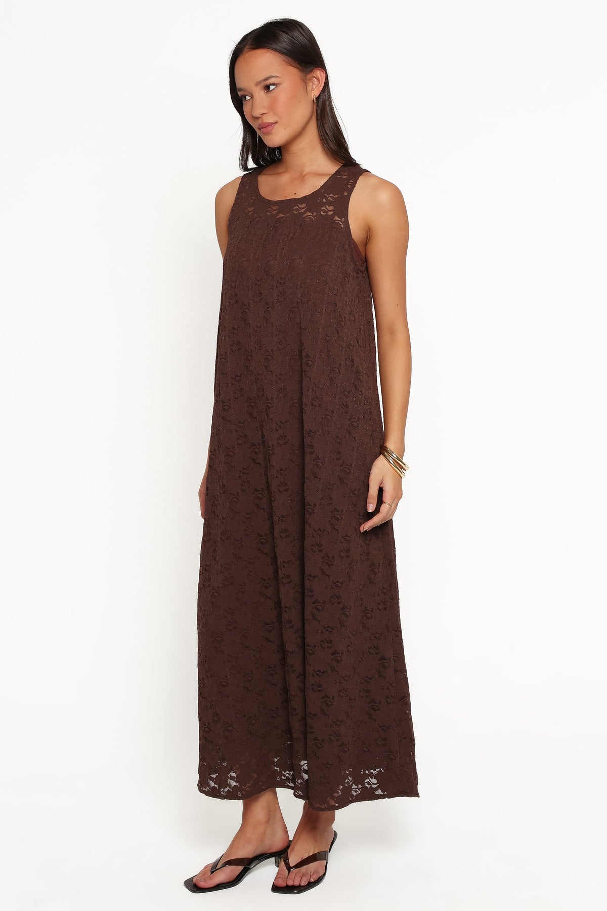 Jessy Maxi Dress - Brown