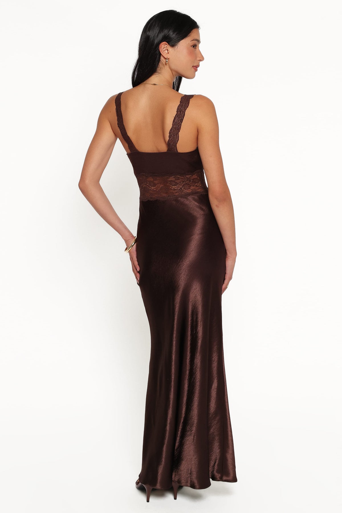 Nitara Maxi Dress - Brown
