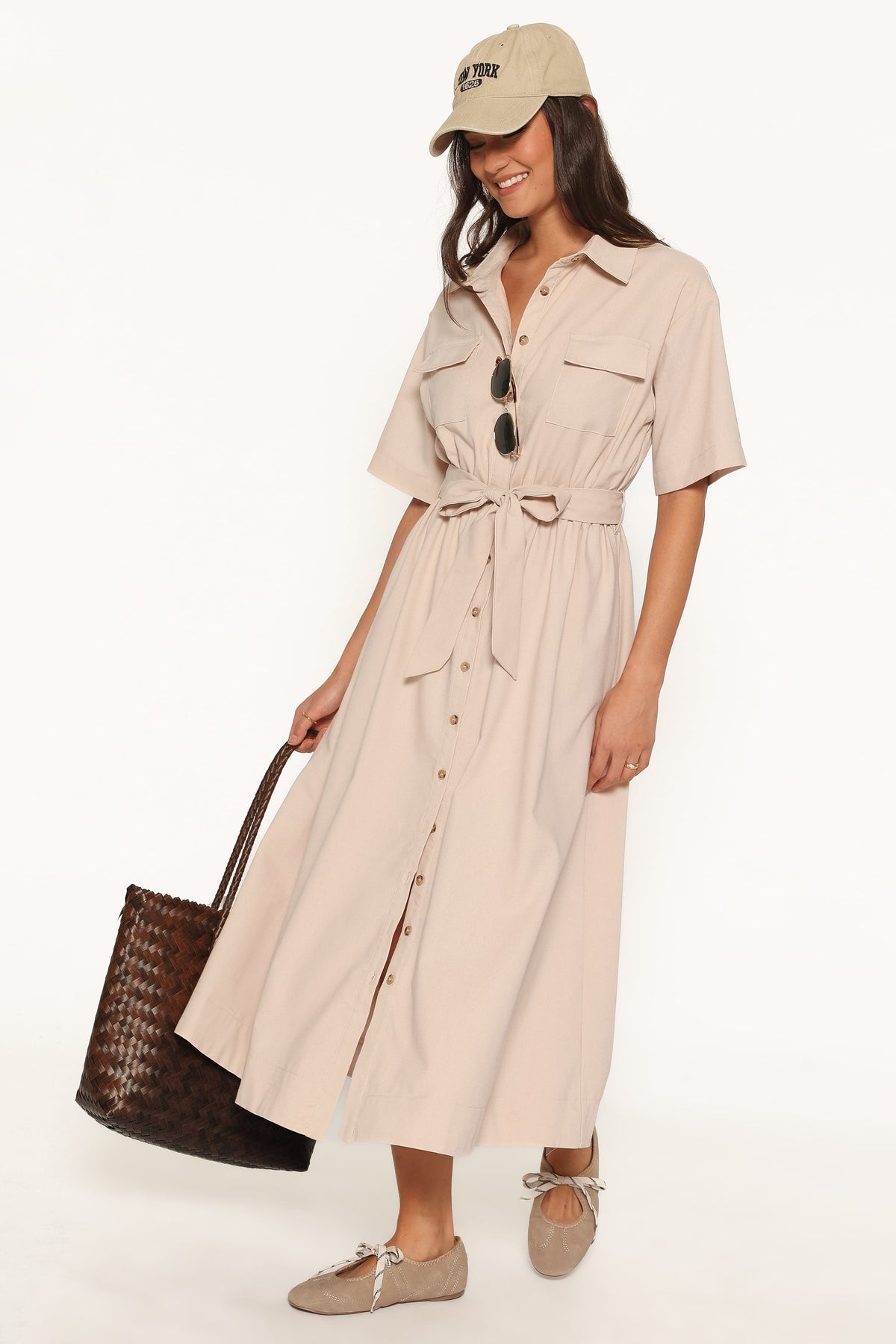 Shayna Maxi Dress - Beige