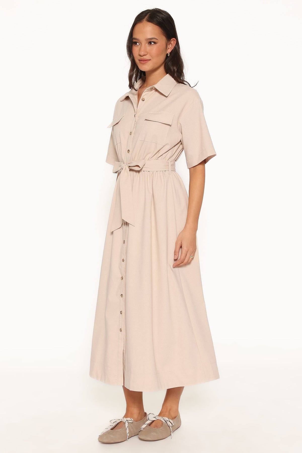 Shayna Maxi Dress - Beige