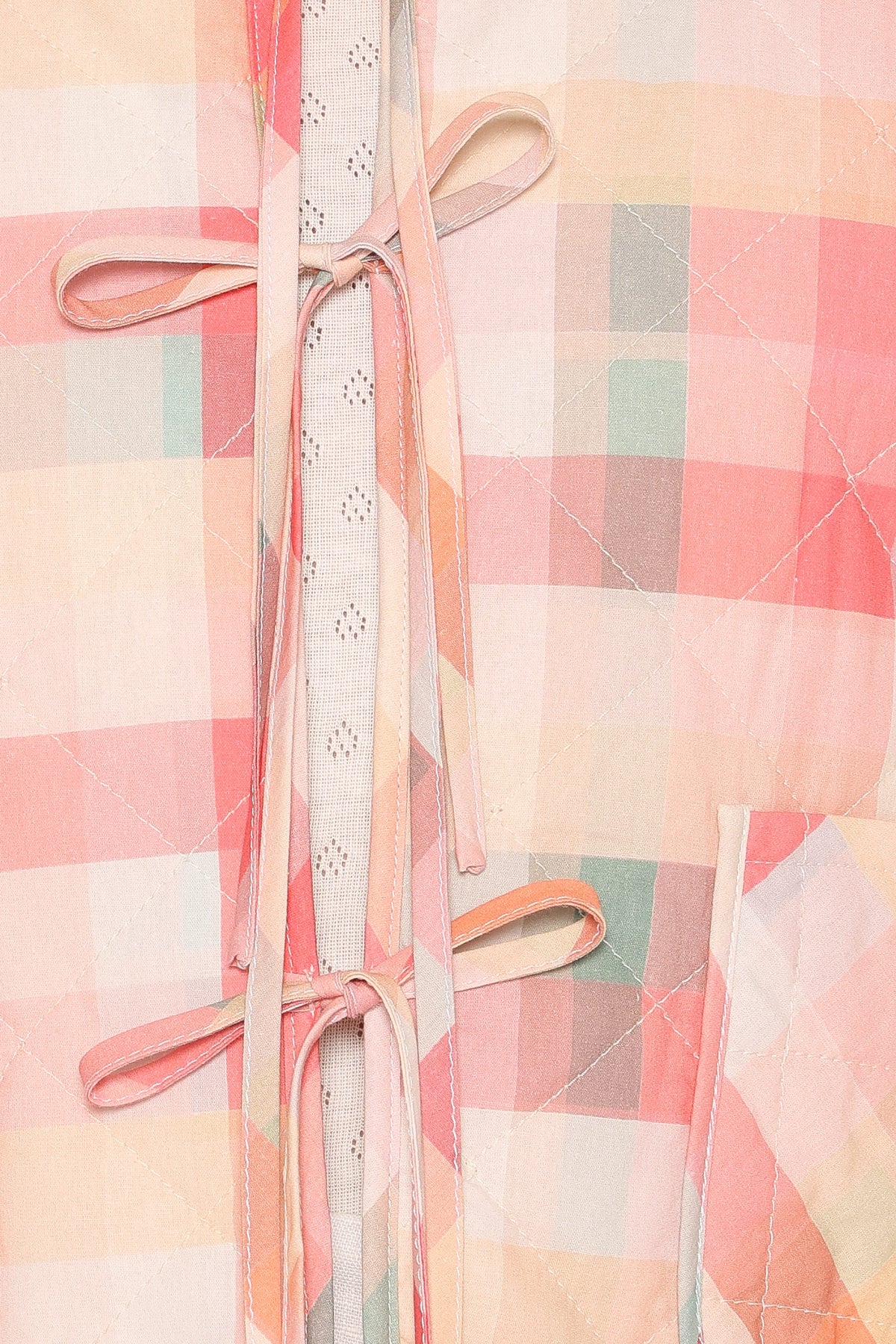 Percy Reversible Quilted Jacket - Blue Garden Stripe