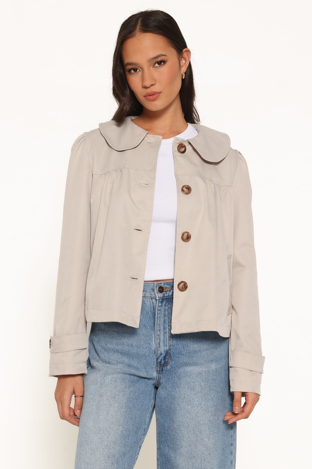 Tallara Trench Jacket - Beige