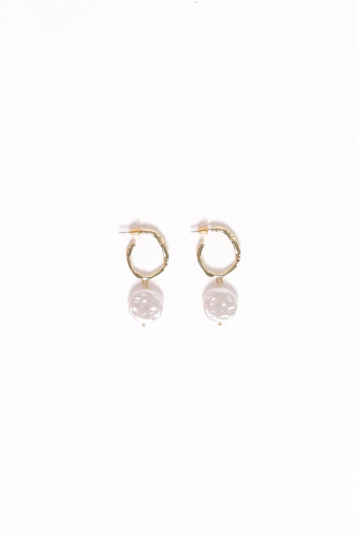 Carina Pearl Earrings - Gold