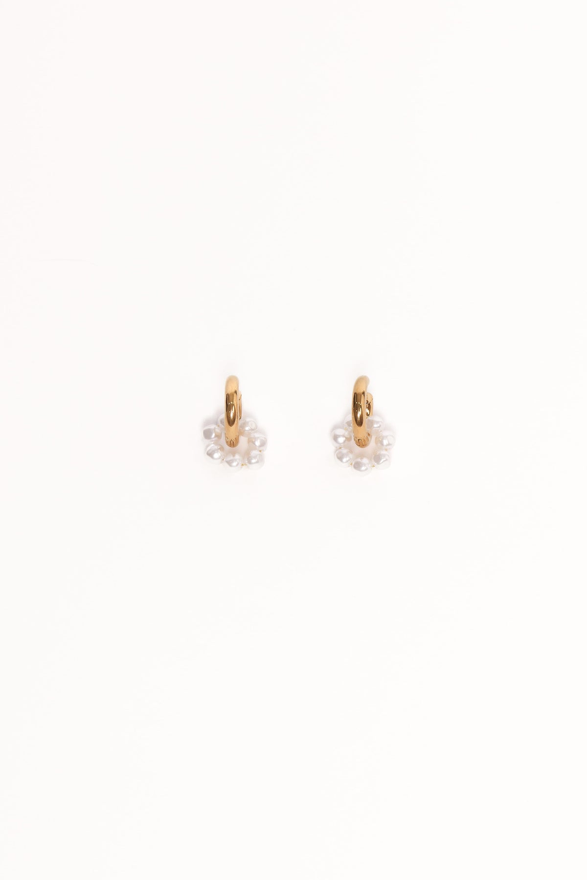 Cheri Earrings - Gold/Pearl