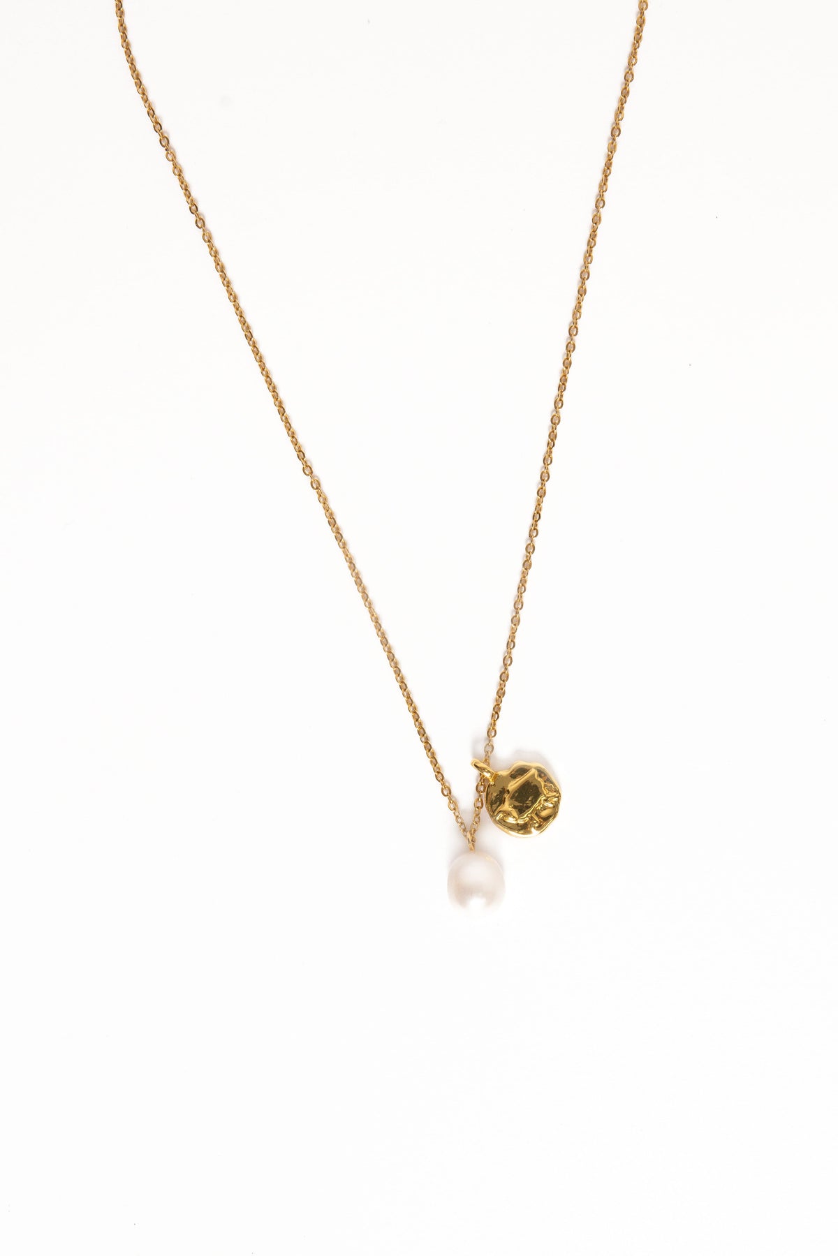 Lavinia Necklace - Gold/Pearl