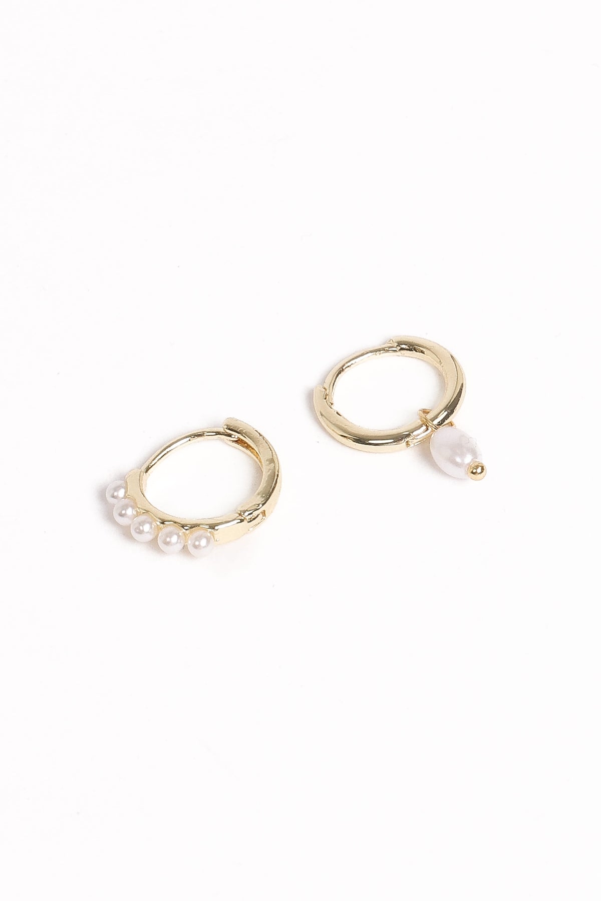 Maracuja Earring Set - Gold/Pearl