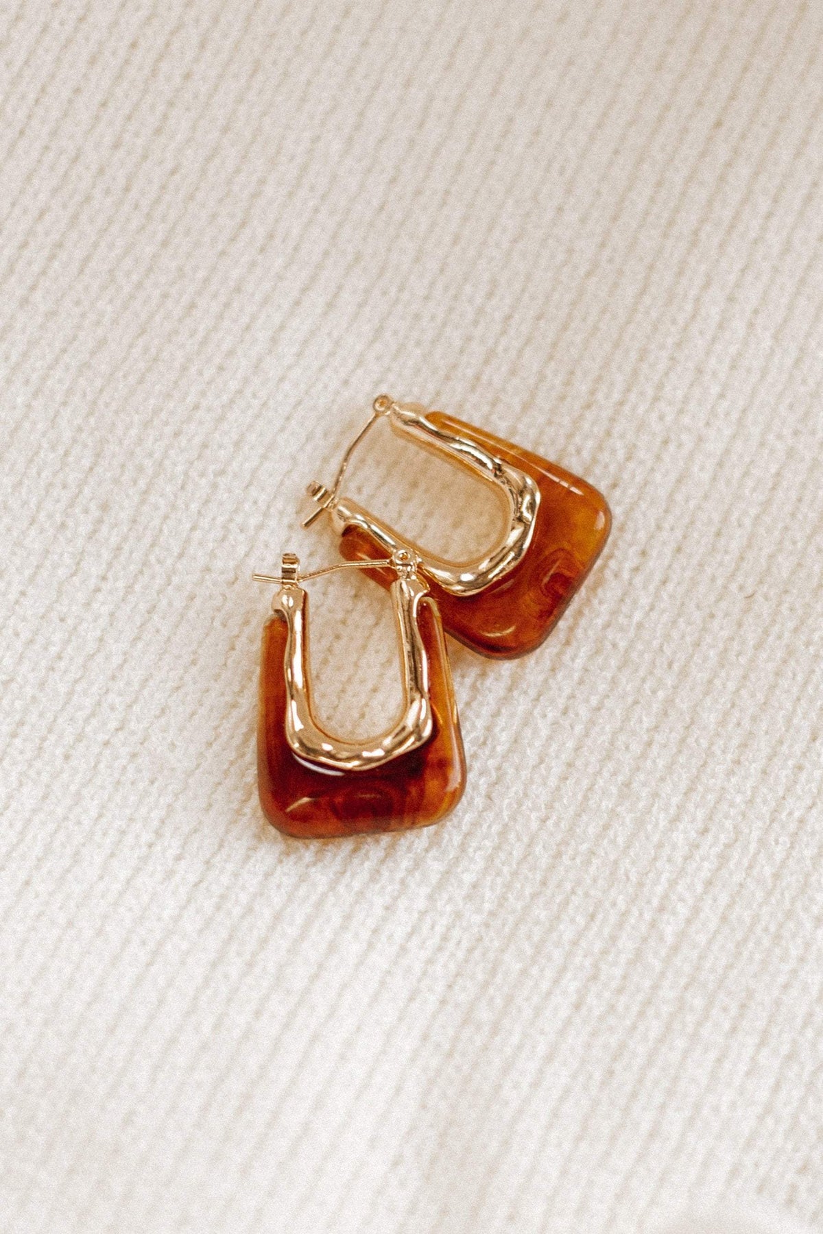 Minsi Earrings - Brown