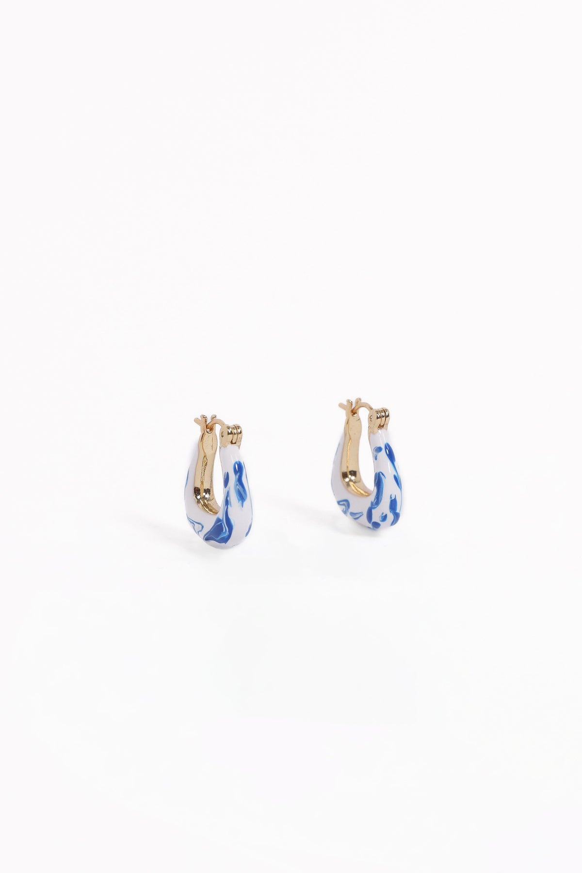 Riven Earrings - Blue