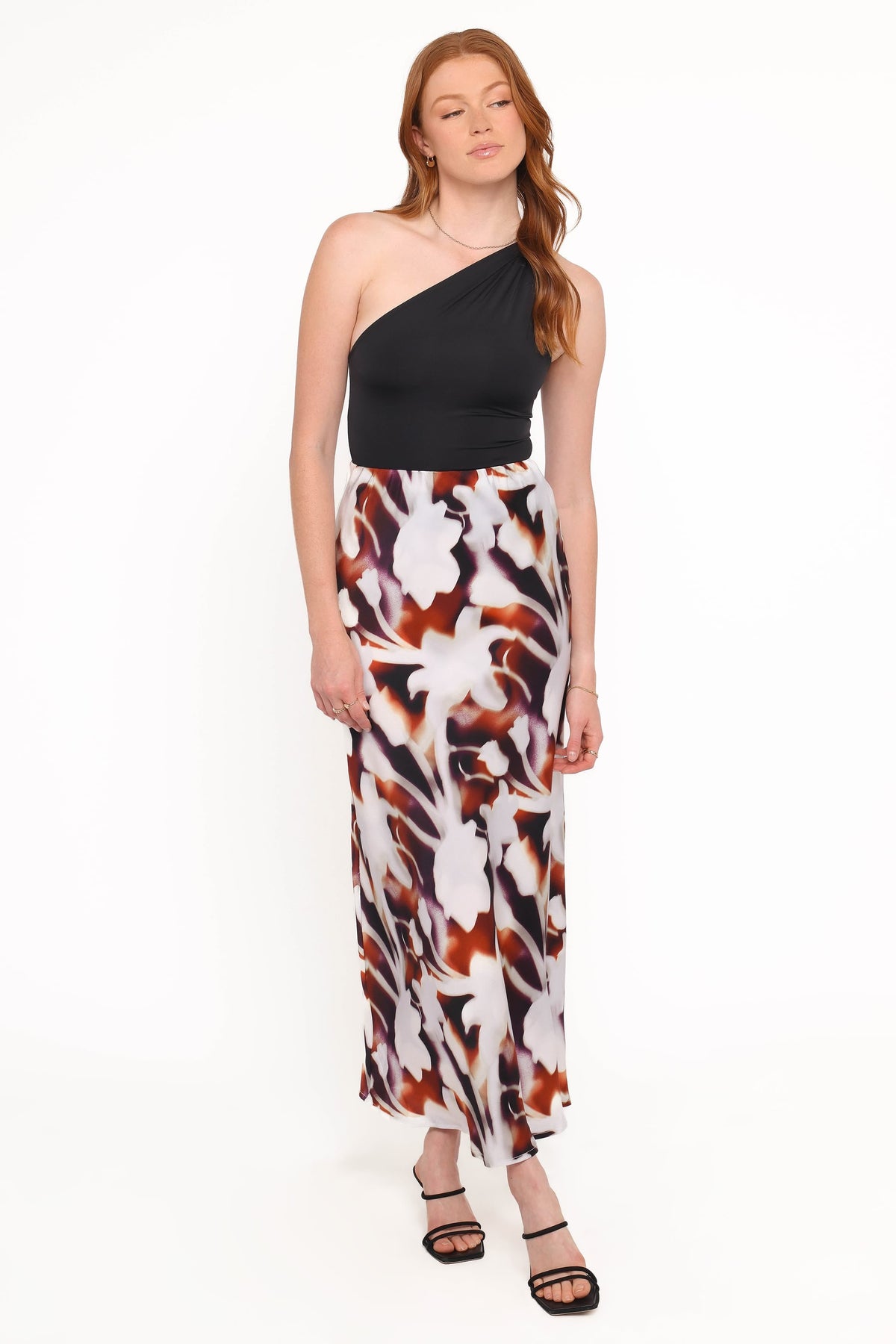 Cheryl Maxi Skirt - Blurred Floral