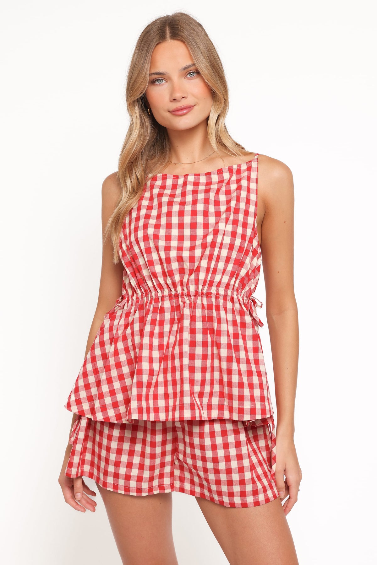 Rory Shorts - Red Gingham