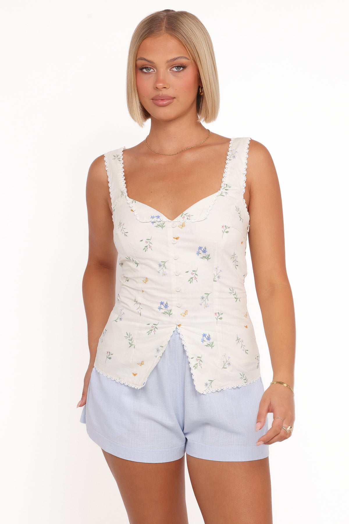 Tallulah Shorts - Pale Blue