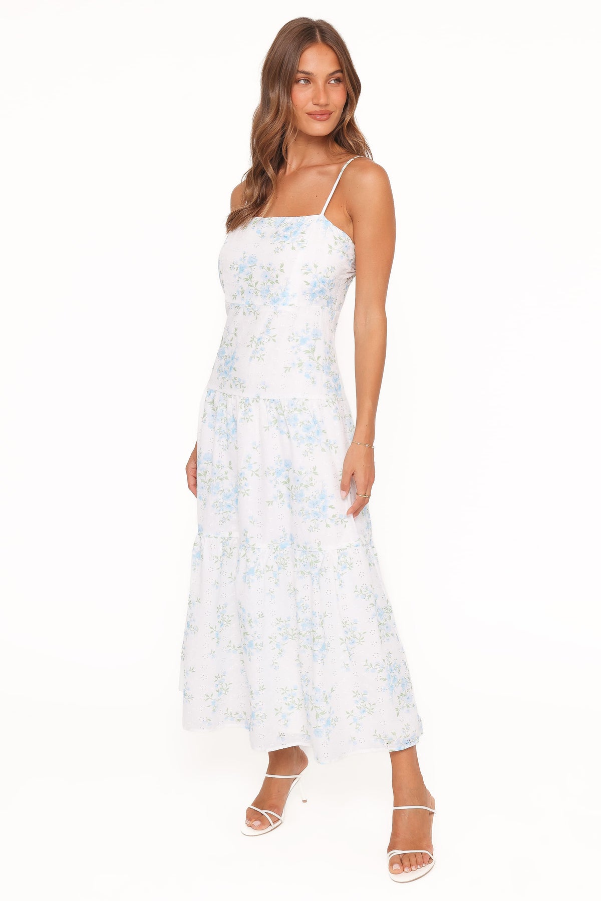 Botanique Midi Dress - Blue Floral