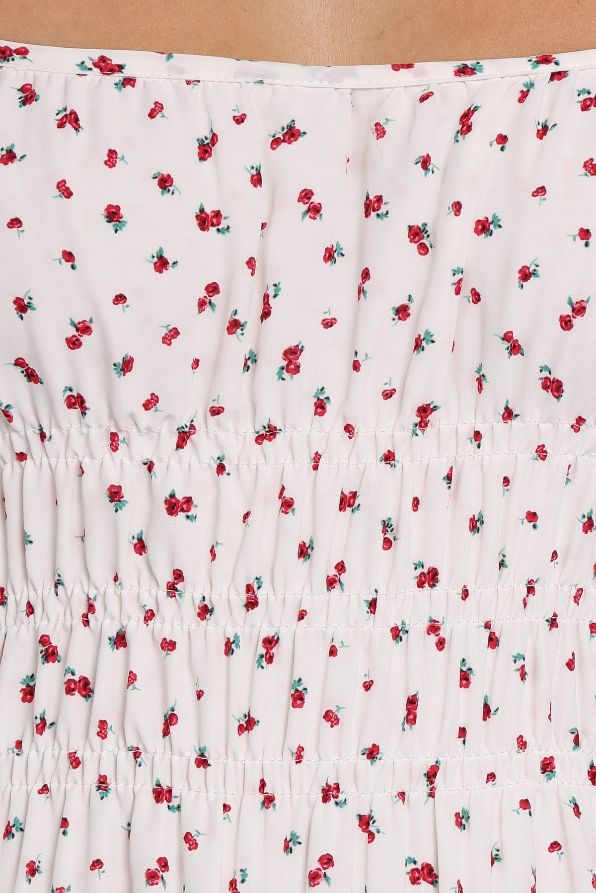 Brittany Maxi Dress - Red Floral