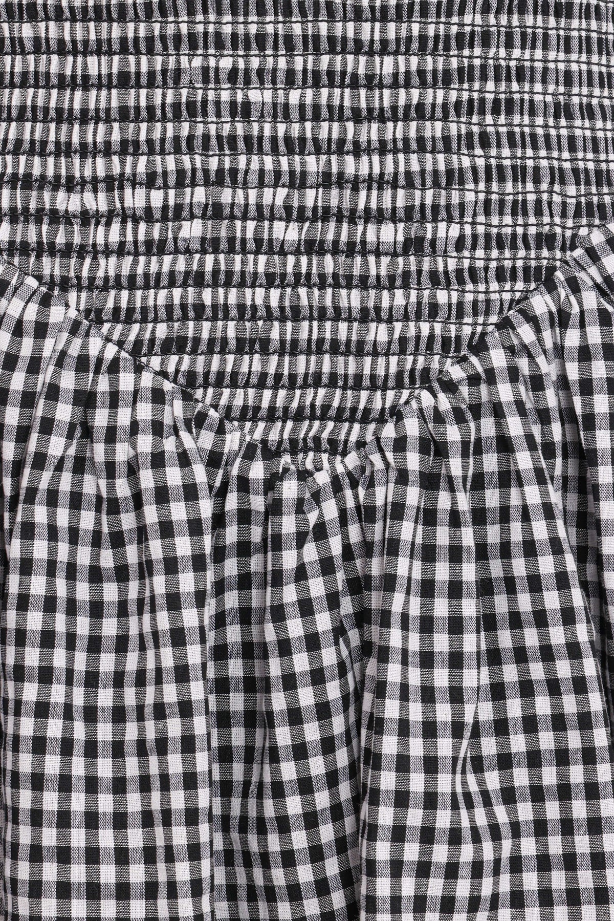 Celine Mini Dress - Black Gingham