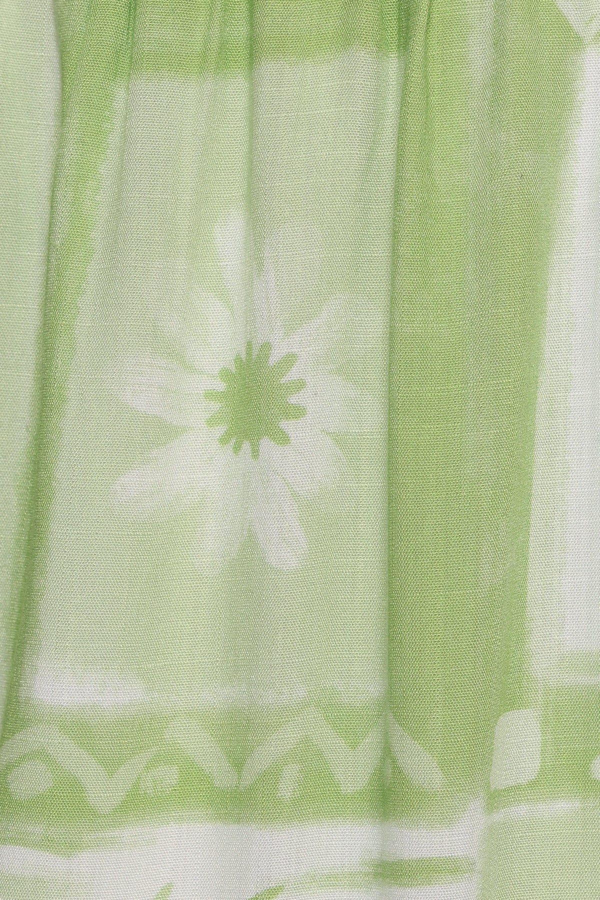 Eudora Maxi Dress - Green Print