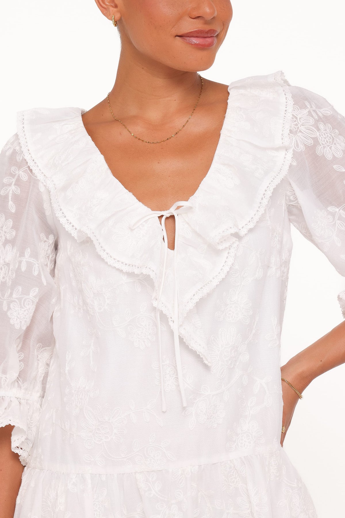 Frenchy Mini Dress - White