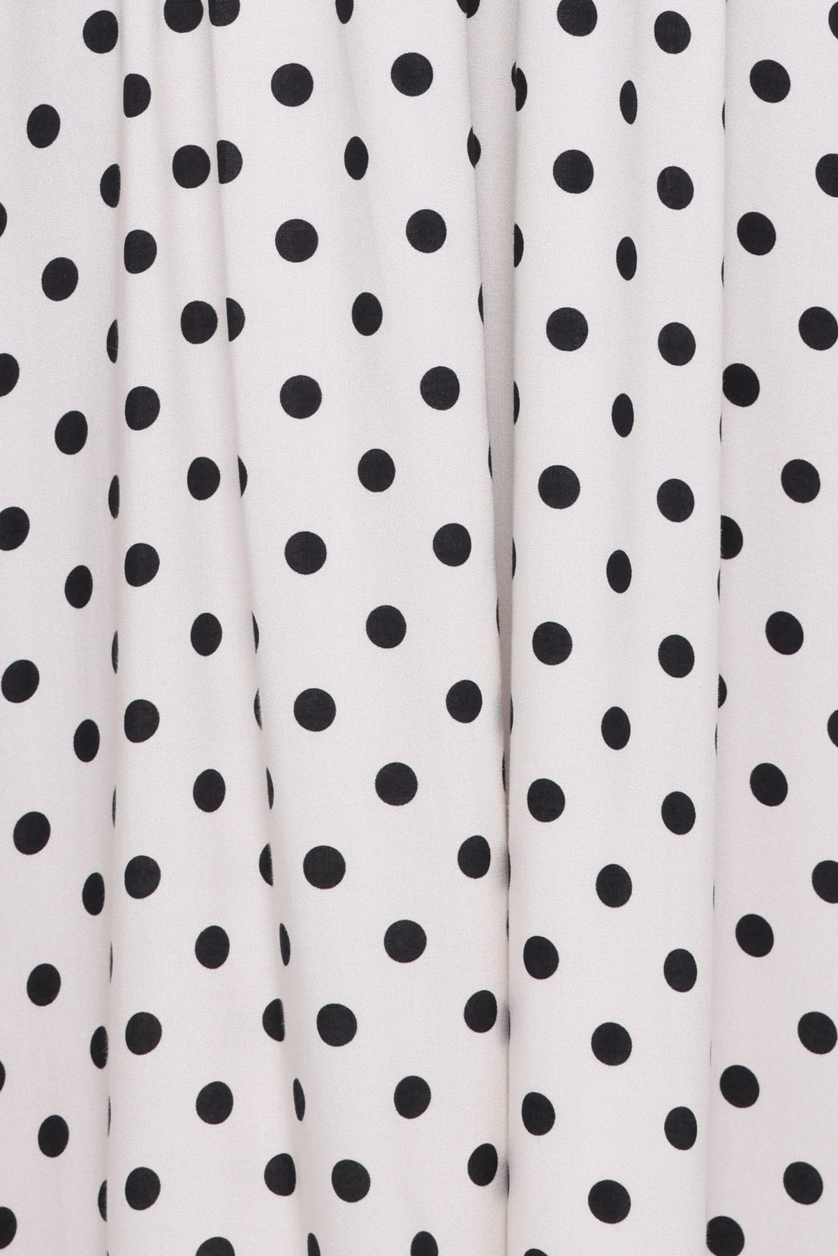 Gemini Halterneck Maxi Dress - White Polka Dot