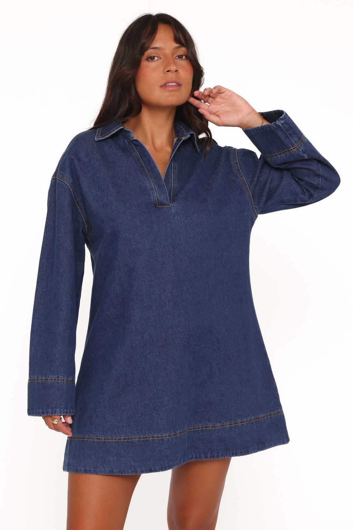 Genesis Mini Dress - Indigo