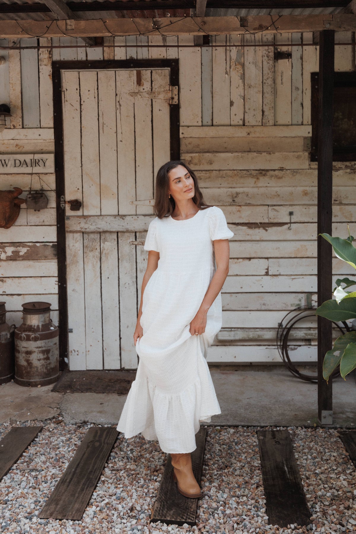 Hedley Maxi Dress - Ivory