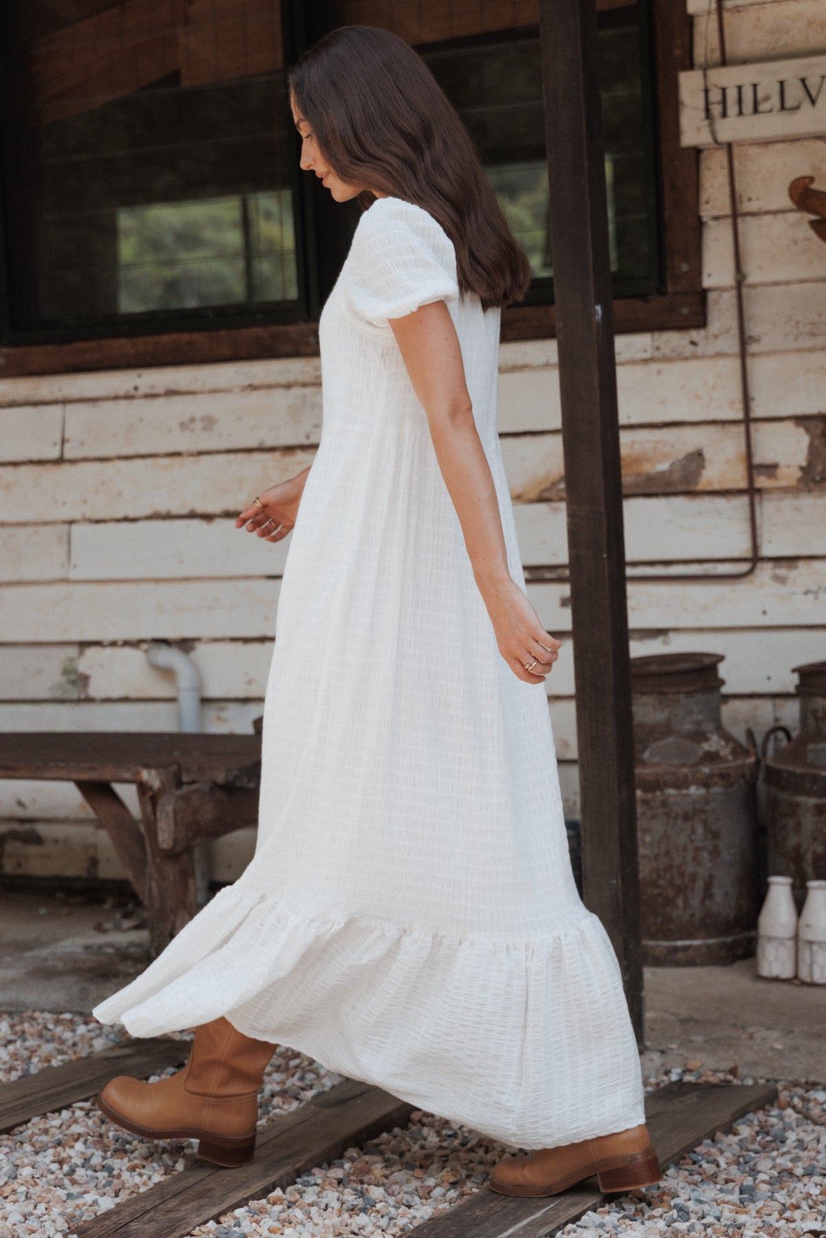 Hedley Maxi Dress - Ivory