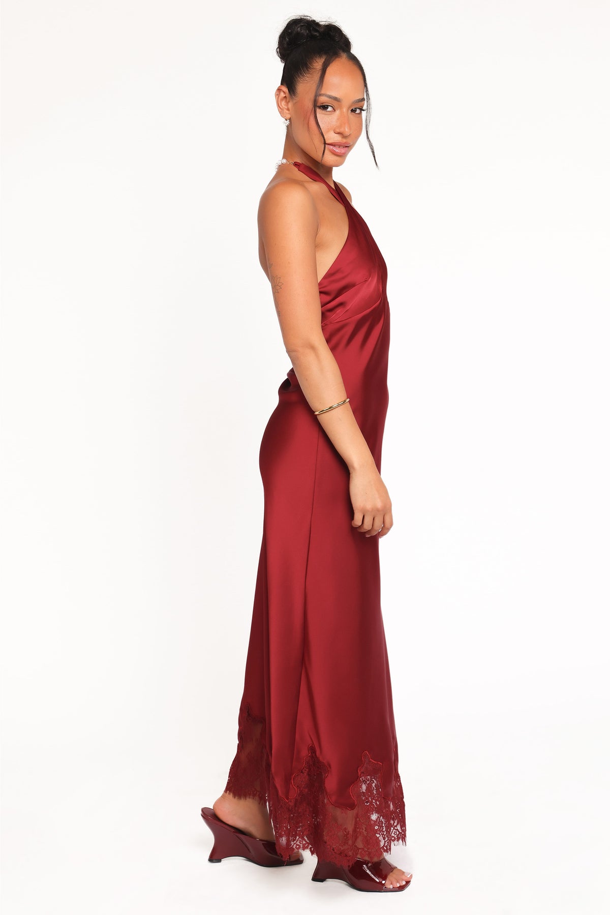 Jeannie Maxi Dress - Dark Red