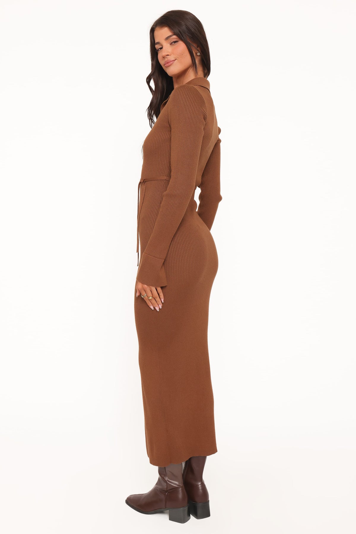 Kadi Maxi Dress - Brown