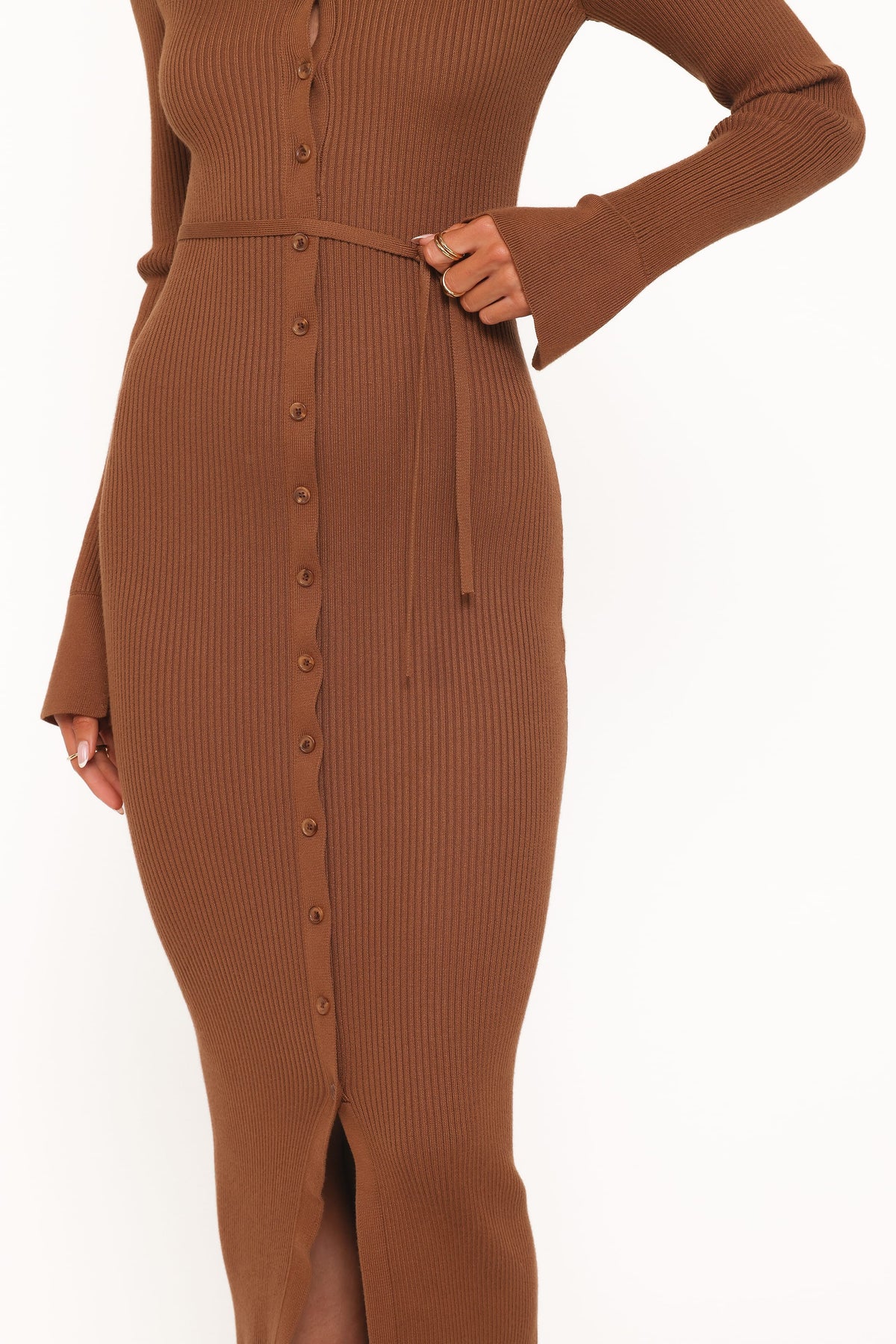 Kadi Maxi Dress - Brown