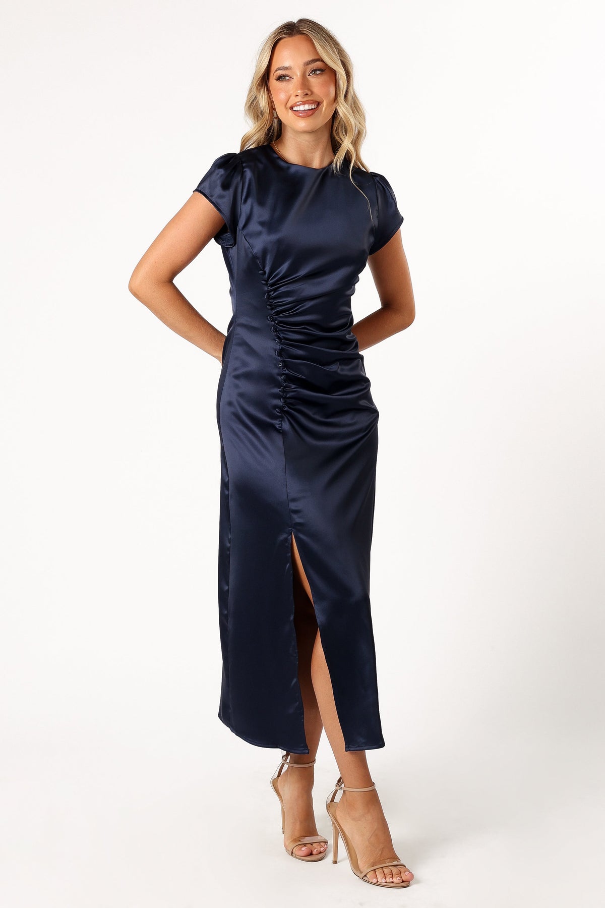 Lisbeth Midi Dress - Navy
