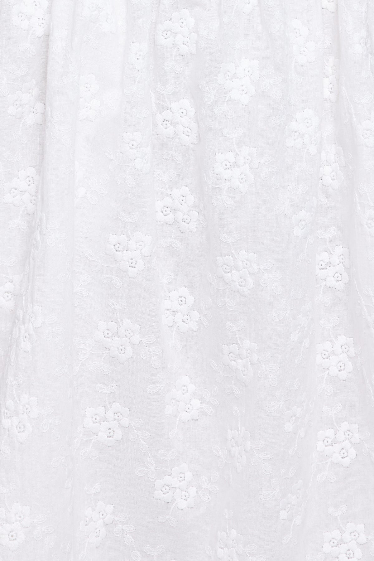 Lynne Mini Dress - White Broderie