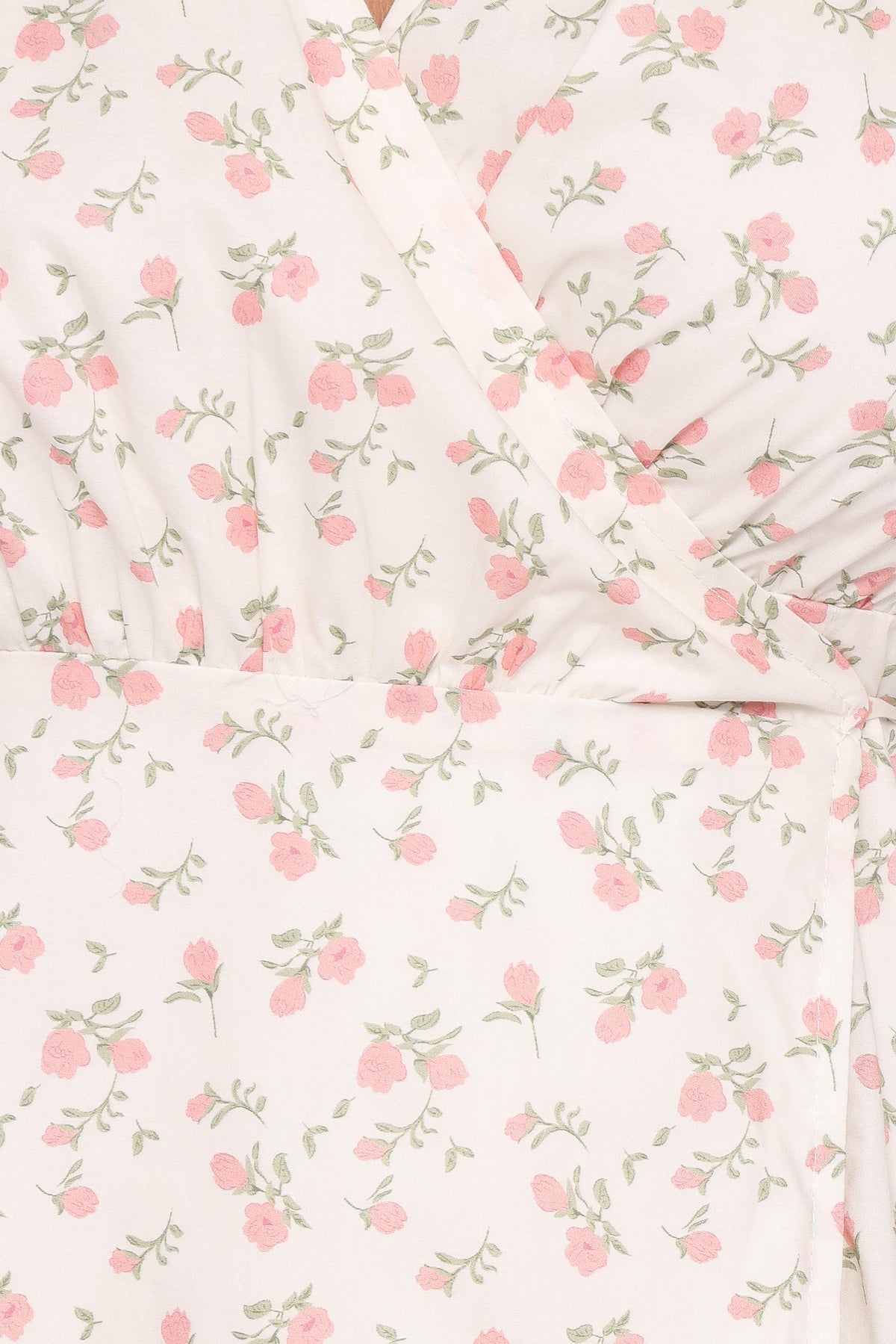 Mabella Midi Dress - Peach Ditsy Floral