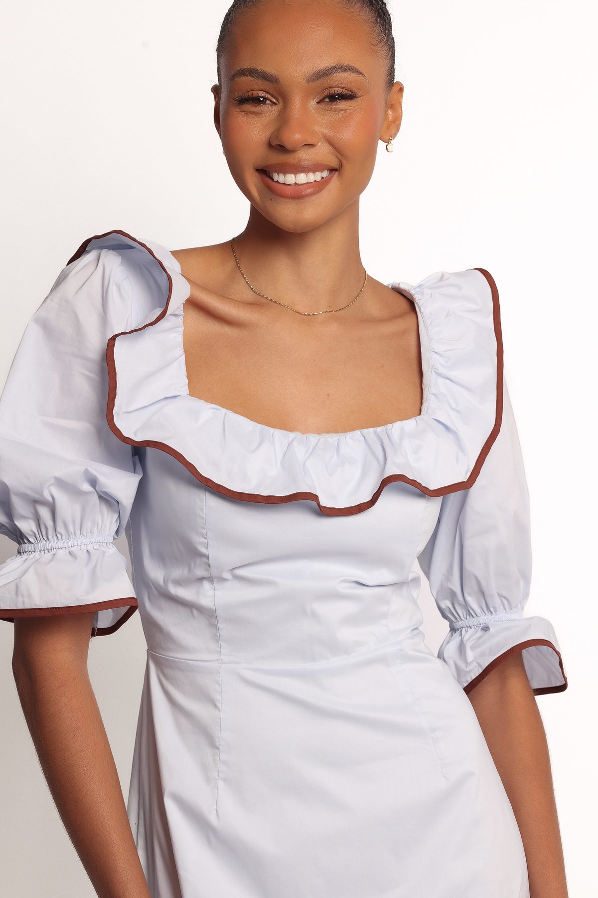 Marilla Mini Dress - Pale Blue