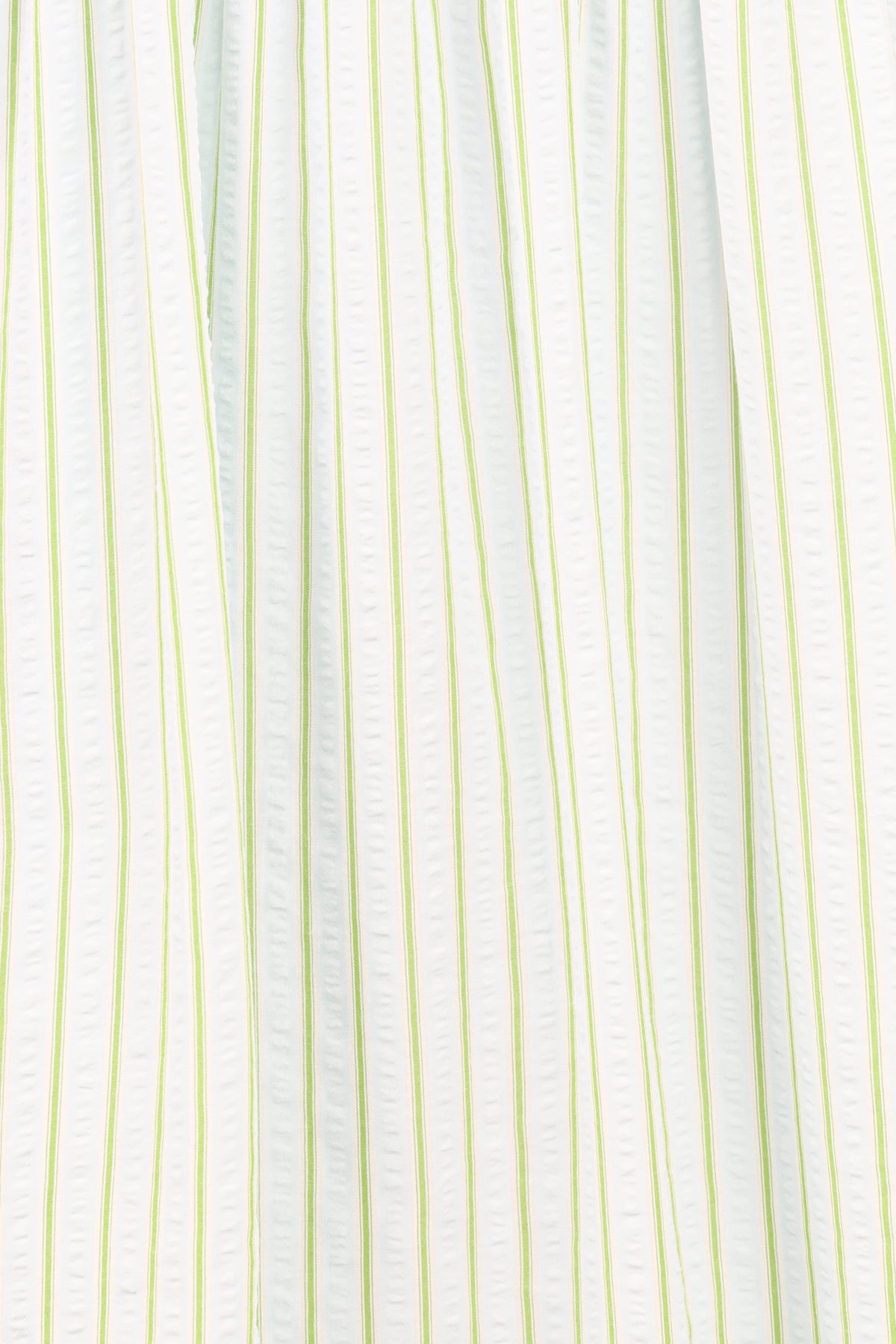 Ronnie Short Sleeve Midi Dress - Green Blue Stripe