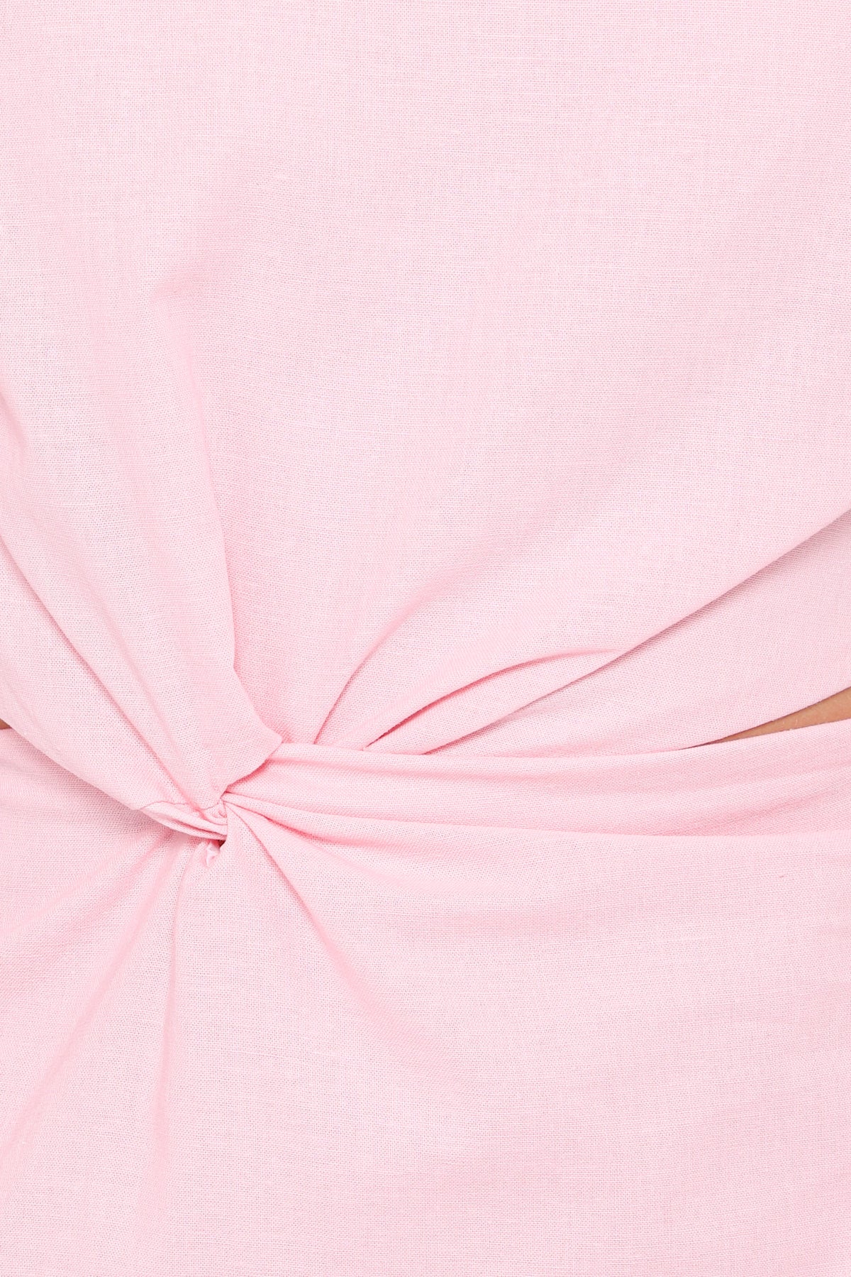 Samira One Shoulder Midi Dress - Pink
