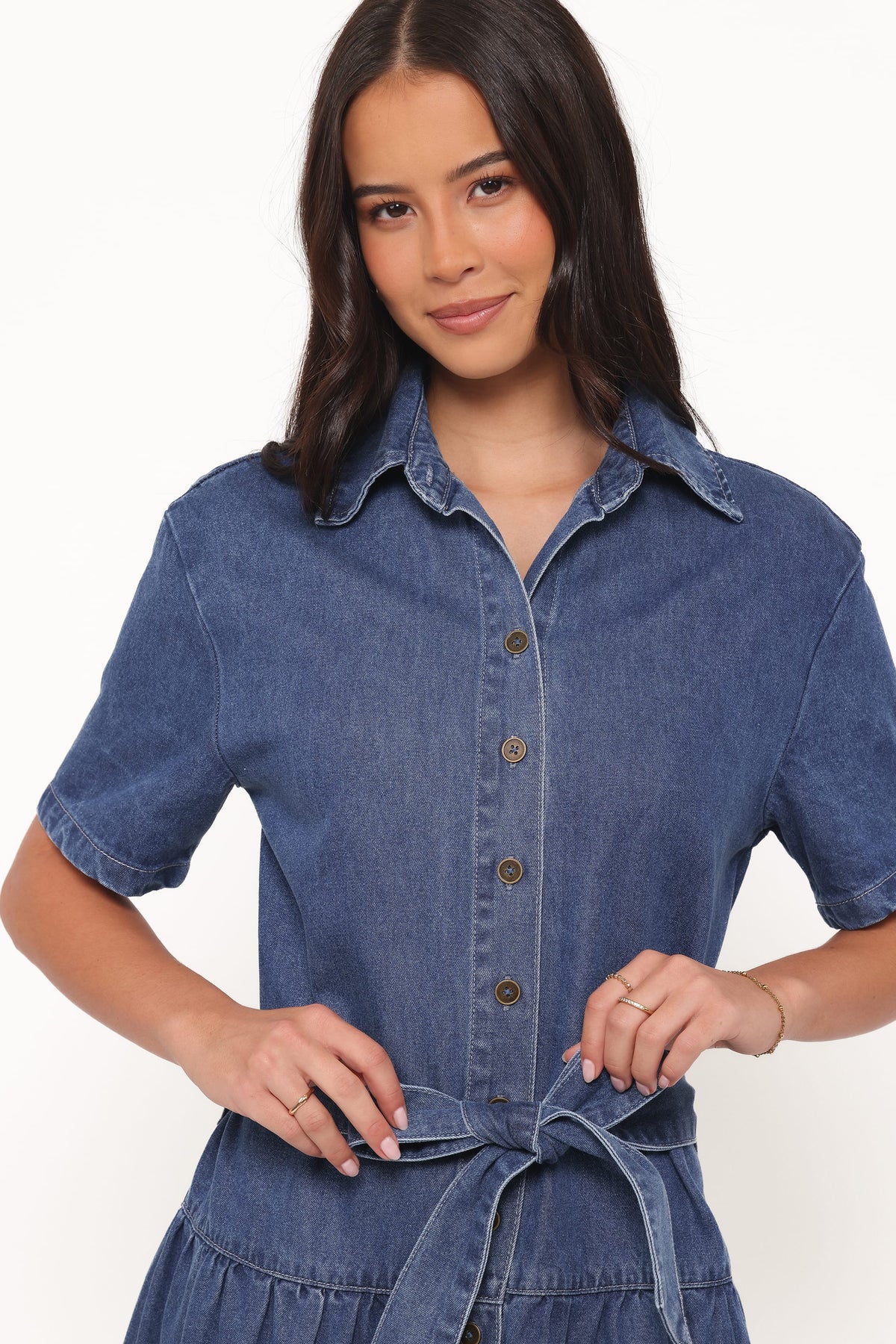 Tova Midi Dress - Blue
