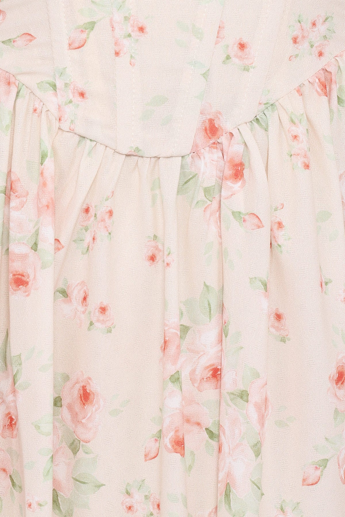 Vespa Midi Dress - Peach Floral