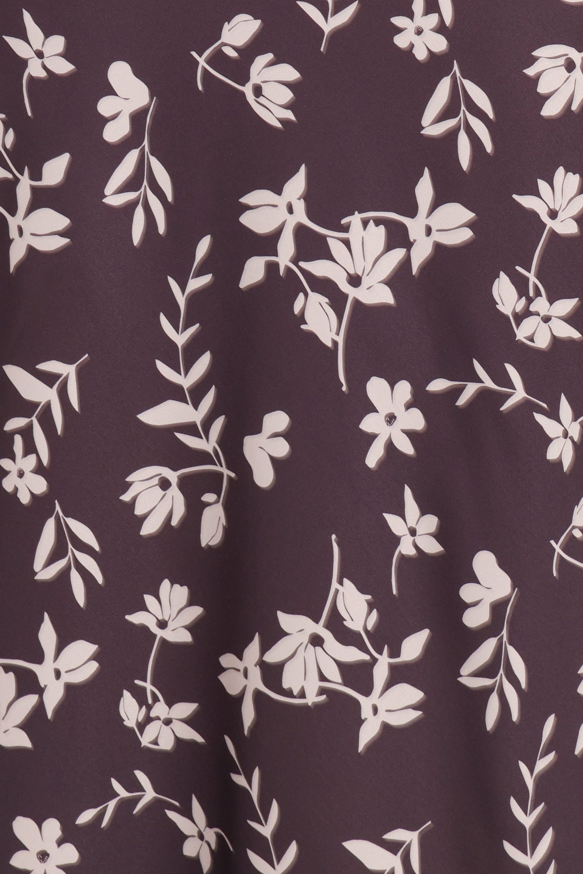 Zafira Midi Dress - Brown Cream Floral