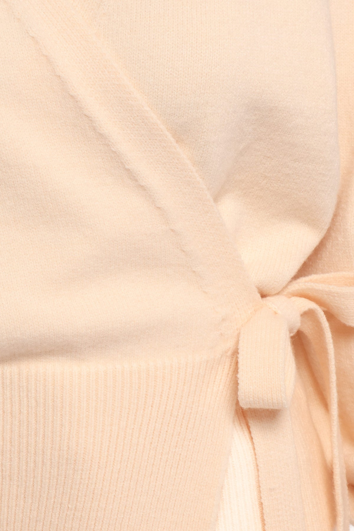 Abbey Ballet Wrap Cardigan - Cream
