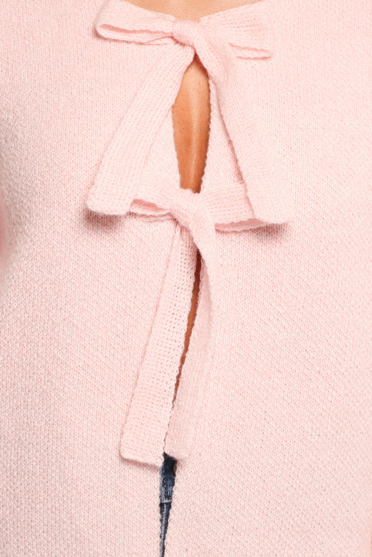 Arden Bow Cardigan - Pink
