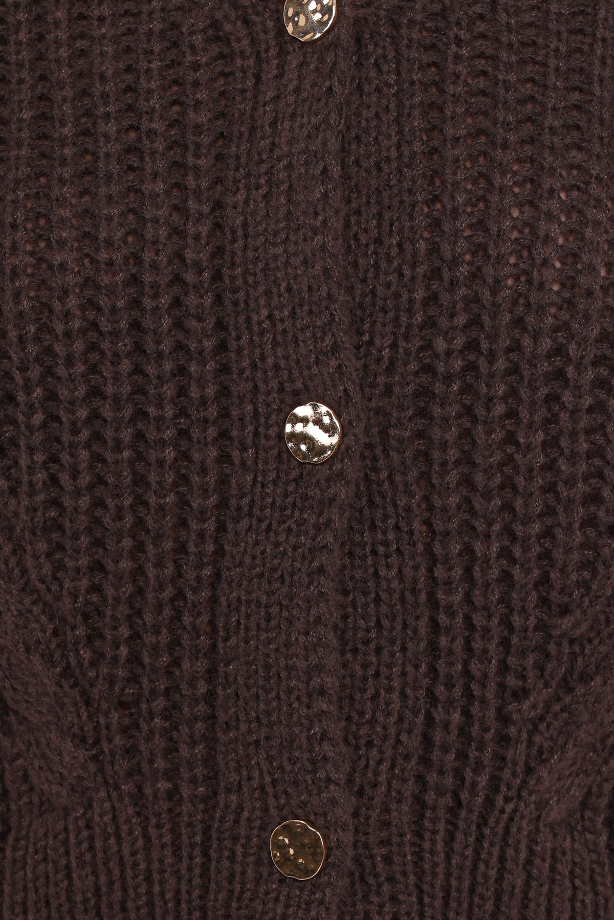 Henderson Thick Knit Cardigan - Brown
