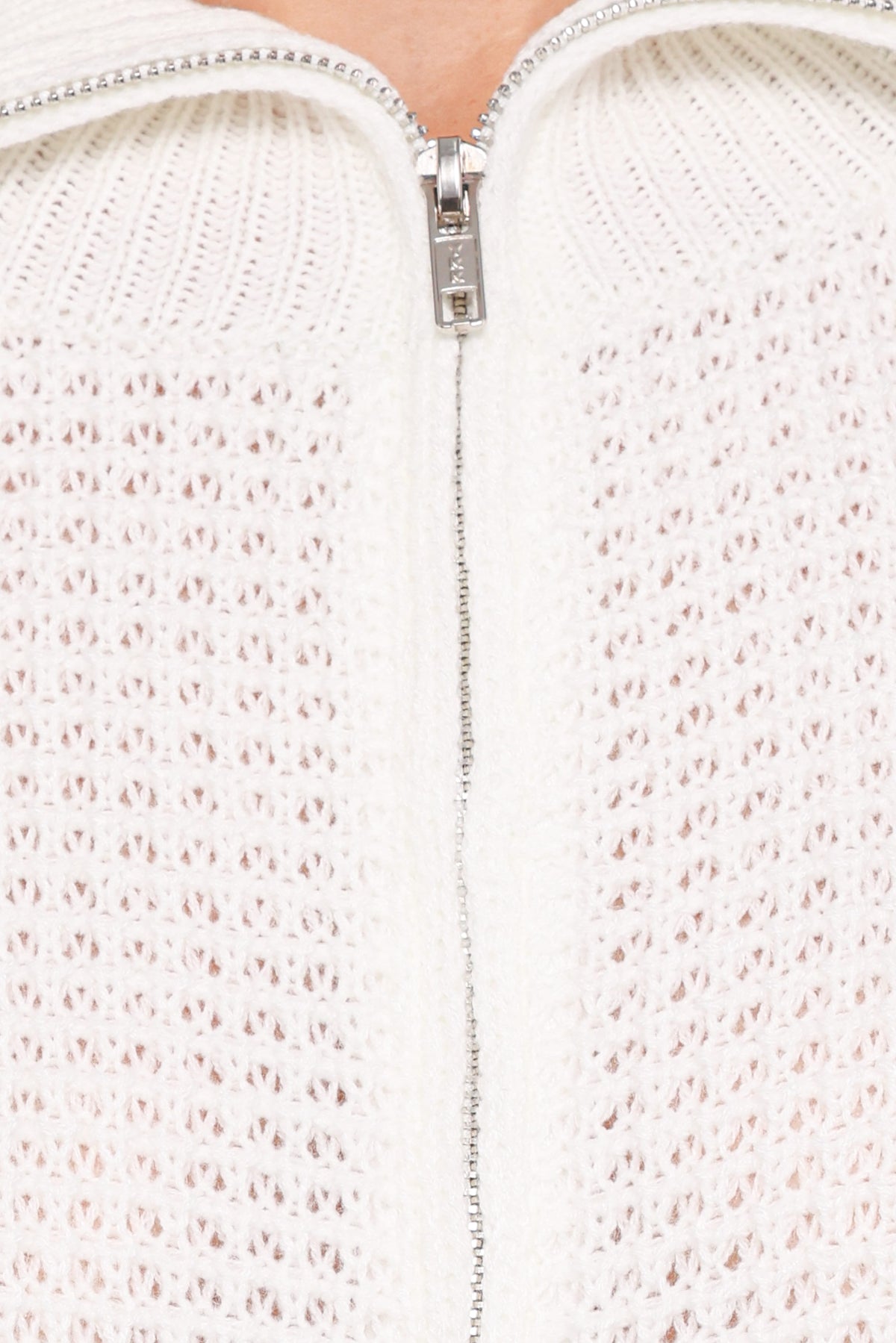 Inara Zip Cardigan - Cream