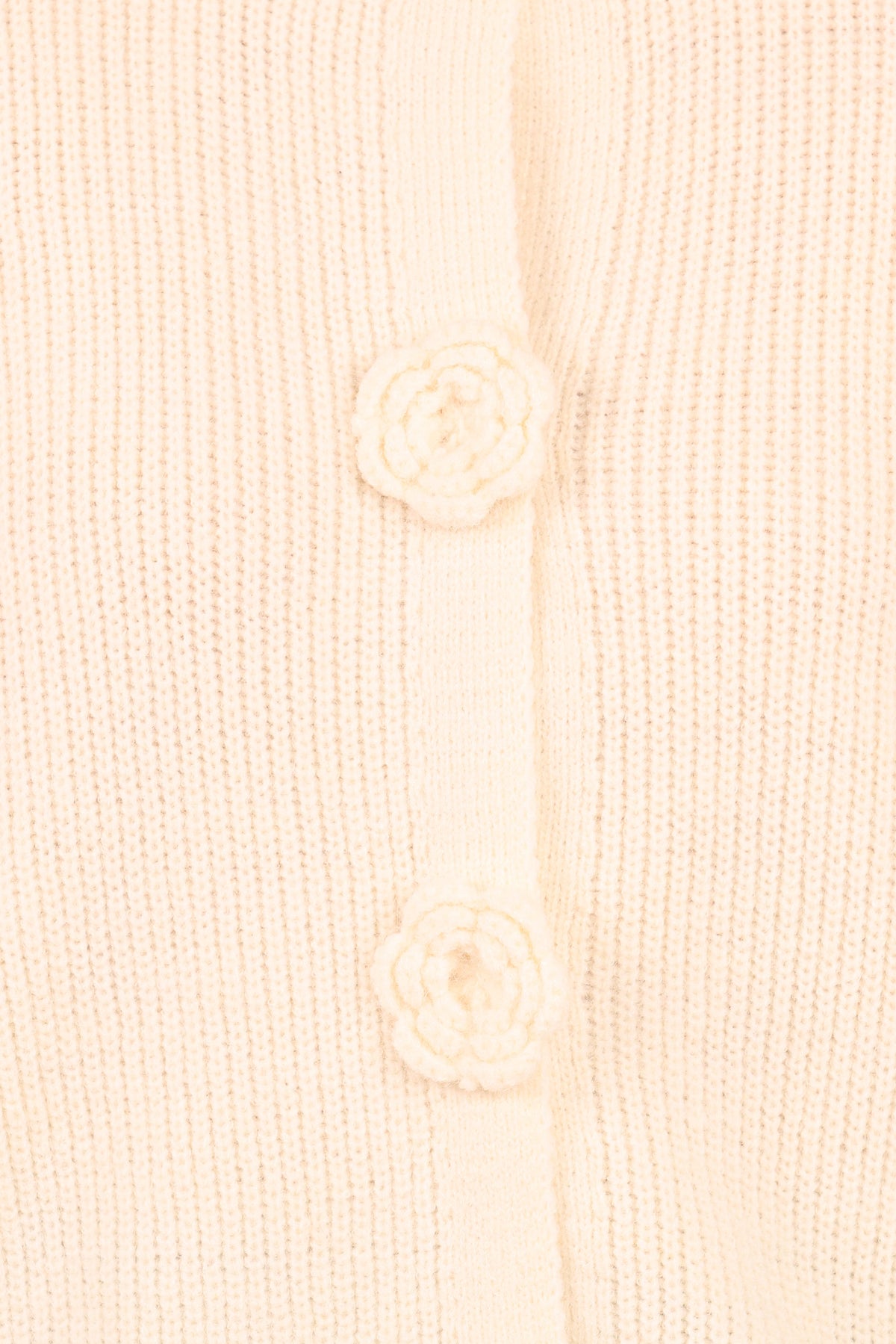 Jones Rosette Cardigan - Cream