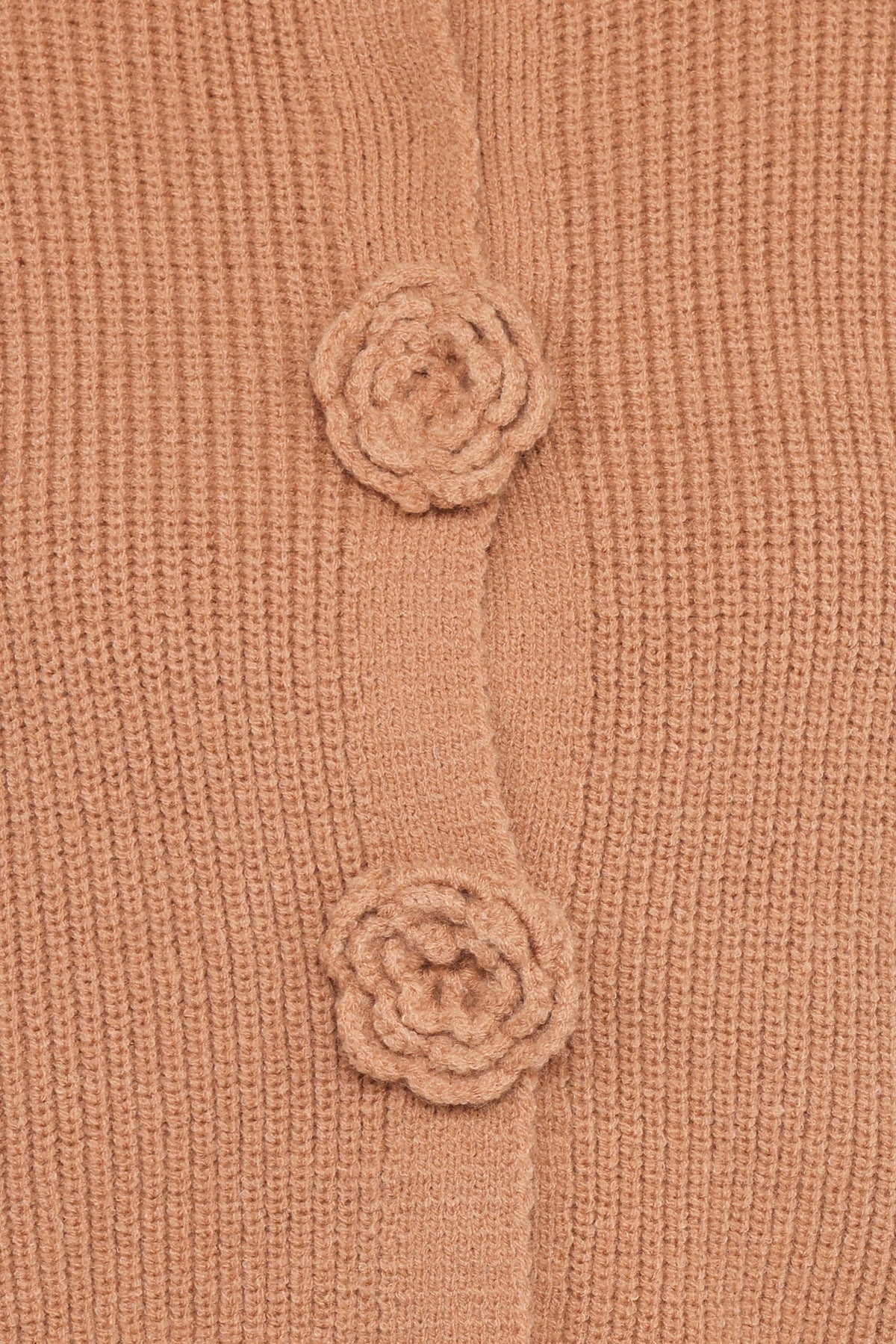 Jones Rosette Cardigan - Mocha