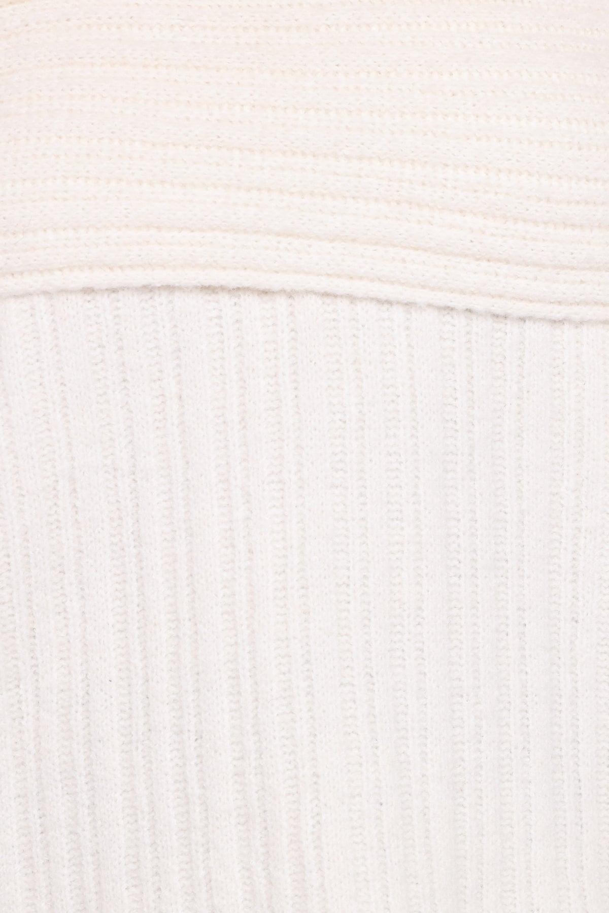 Kenny Off Shoulder Knit Sweater - Cream